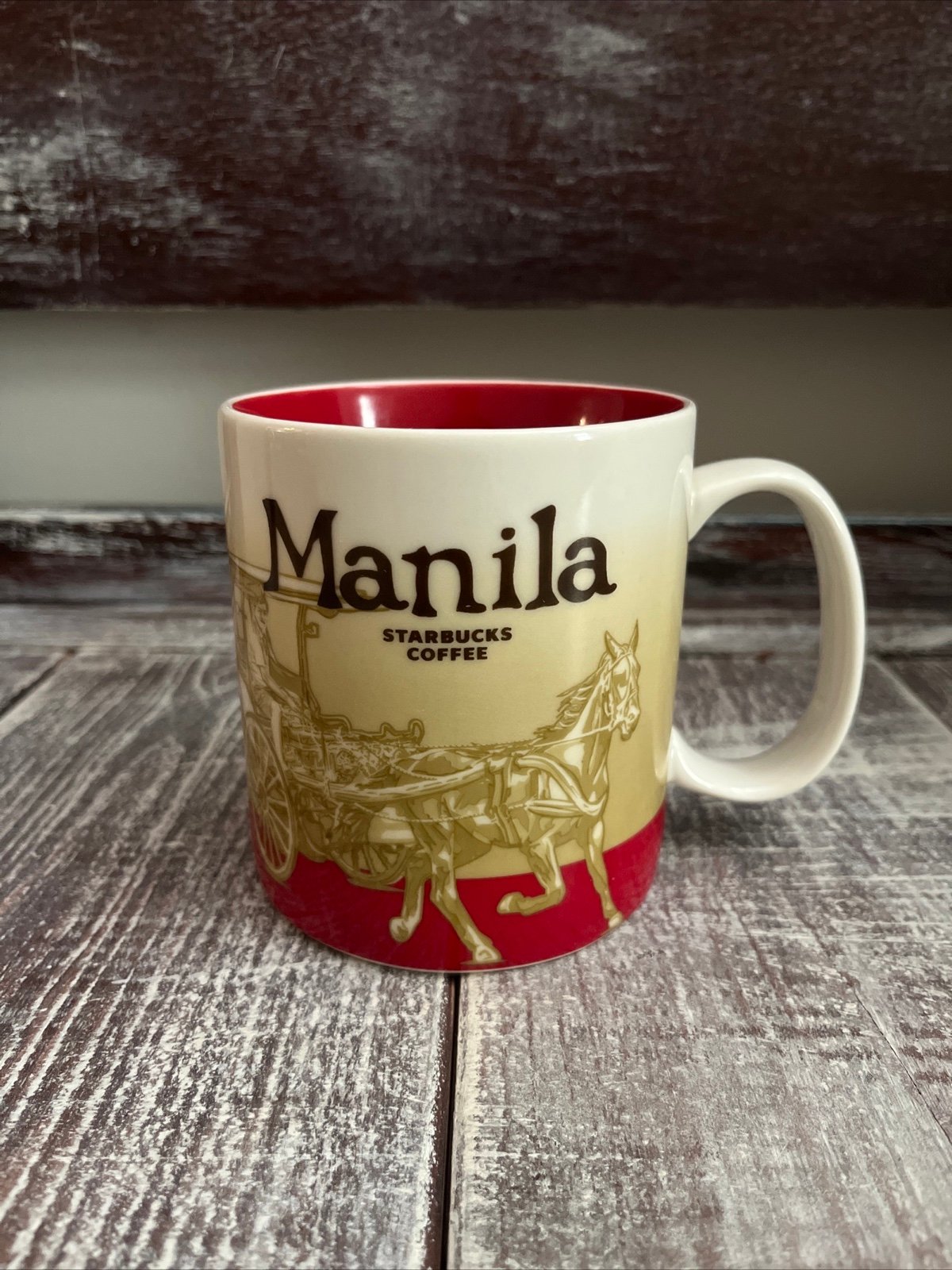 STARBUCKS Mug MANILA Philippines City Coffee Tea 16oz Collector Series