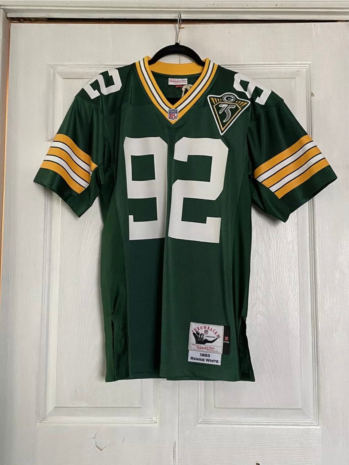 Authentic Reggie White Green Bay Packers (1993) Mitchell & Ness Jersey