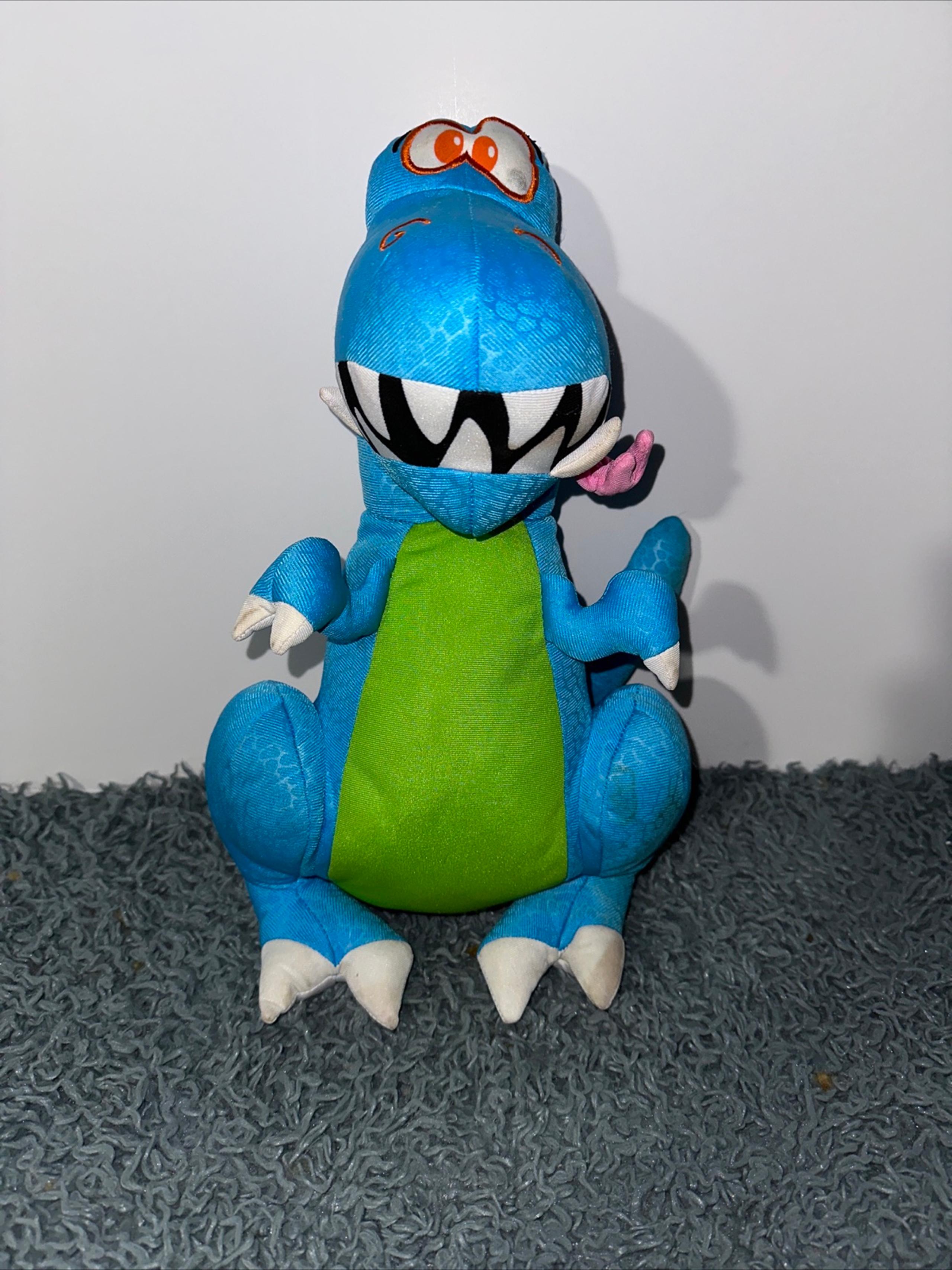 Doodle Dinosaur 2006 Blue T-Rex Glow in the Dark 15"