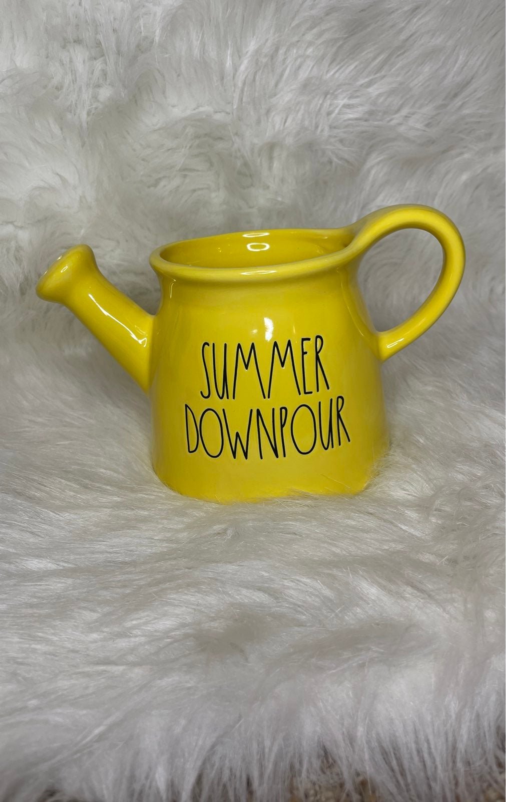 Rae Dunn Summer Downpour watering can