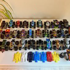 Huge collection of Hot Wheels Monster trucks