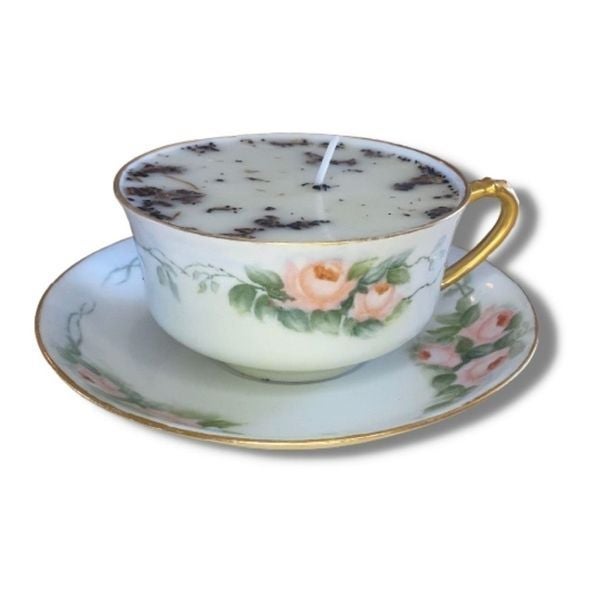 Witches Brew Hand Made Vintage Tea Cup Meditation and Astral Travel Candle with
