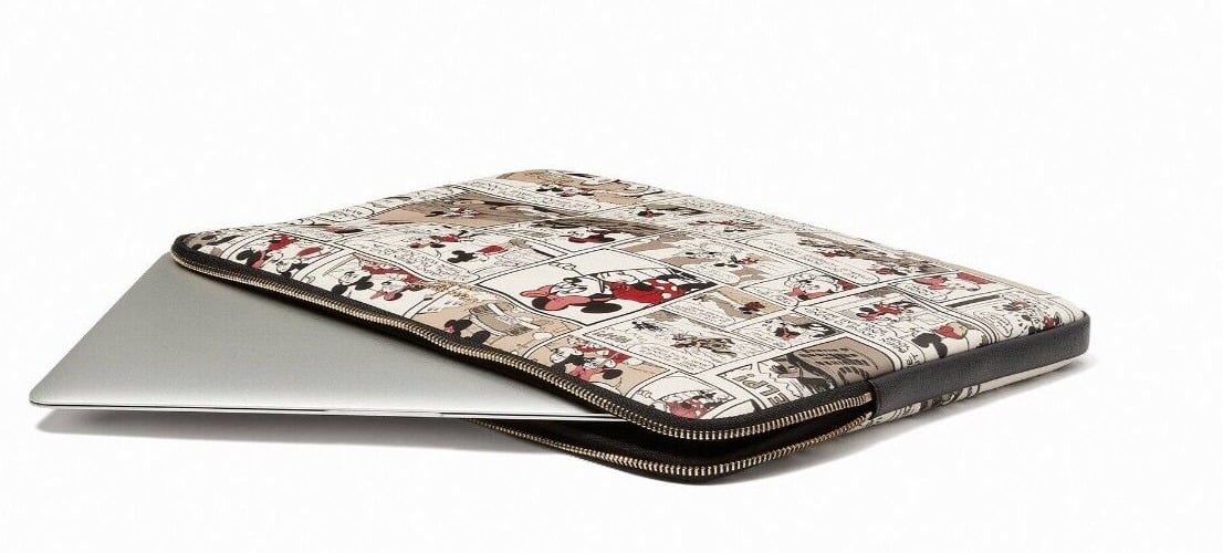 New Disney x Kate Spade Minnie Mouse Laptop Sleeve Multi