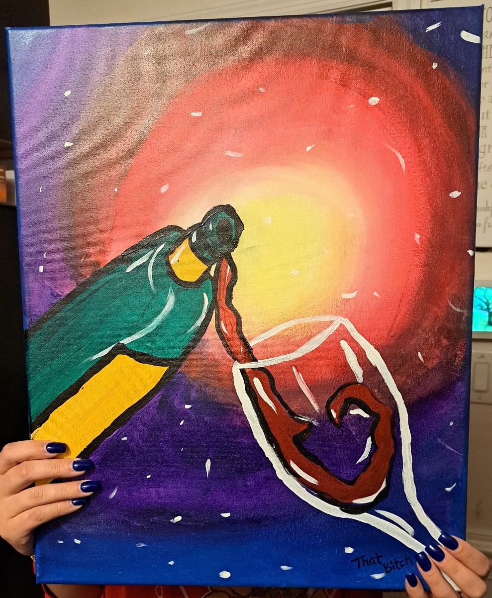 Local artist painting 16×20