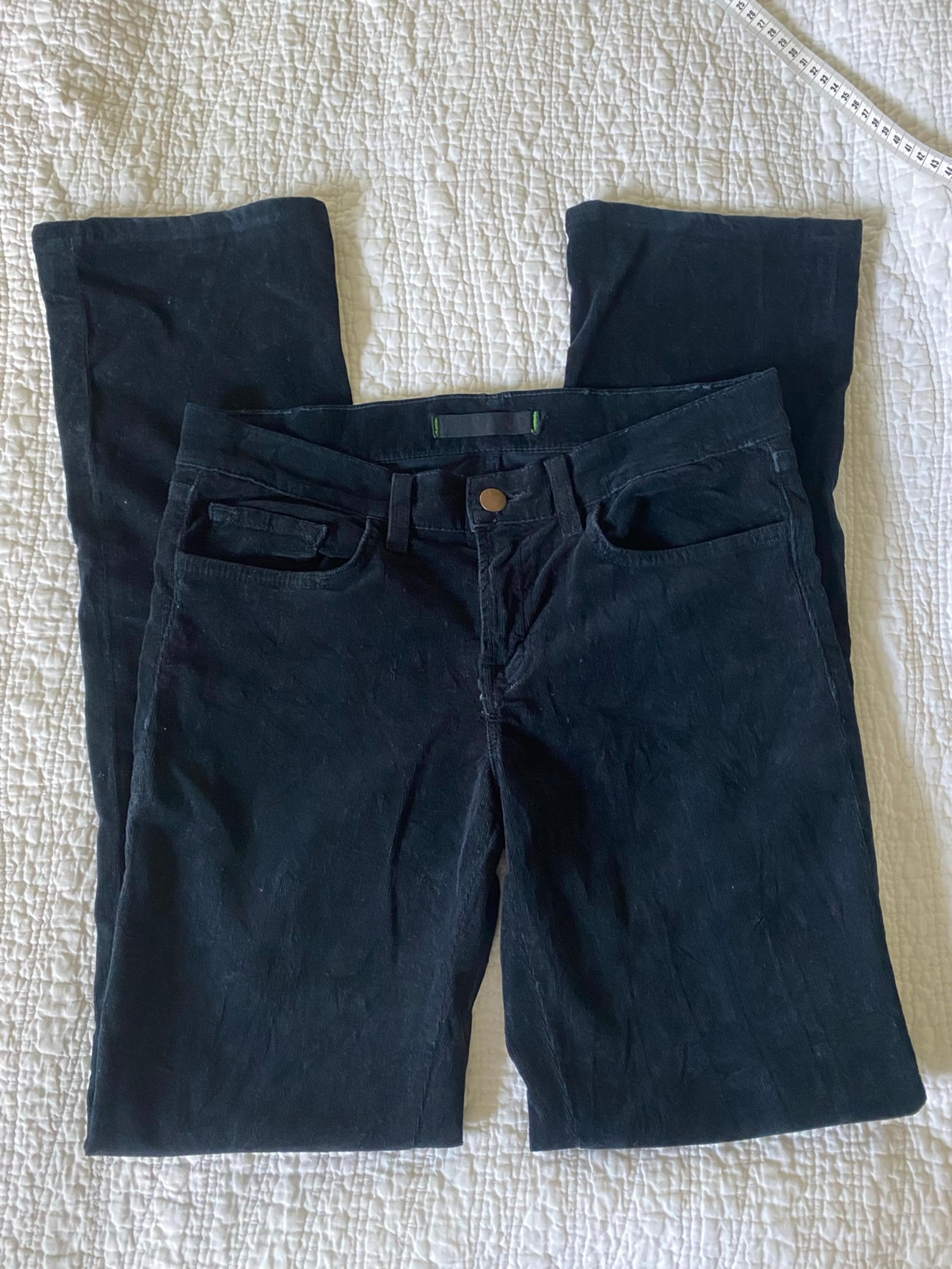 J Brand Women’s Black Corduroy Pants - Size 27