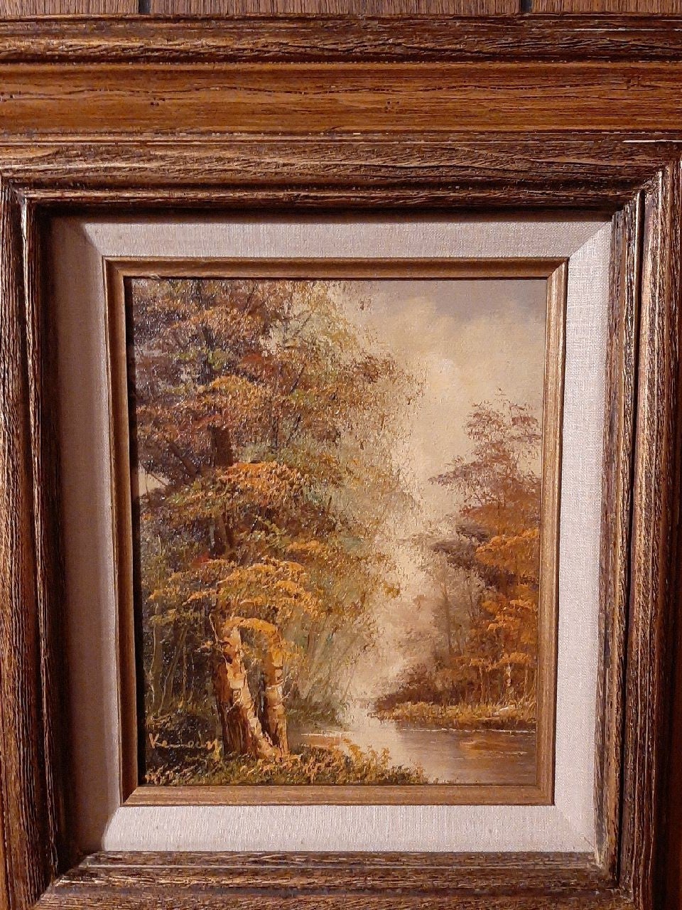 oil on canvas painting