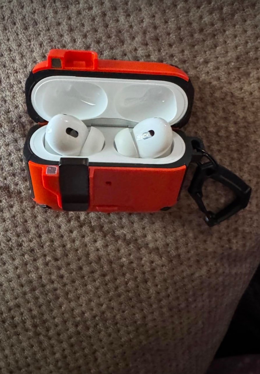 HIGH TECH AirPods Pro 1st & 2nd Gen Case - Shockproof, Locking, w/ Keychain