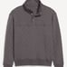 NWT OLD NAVY Quarter-Snap Quilted Fleece Sweatshirt Color: PANTHER SIZE MEDIUM P
