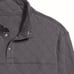 NWT OLD NAVY Quarter-Snap Quilted Fleece Sweatshirt Color: PANTHER SIZE MEDIUM P