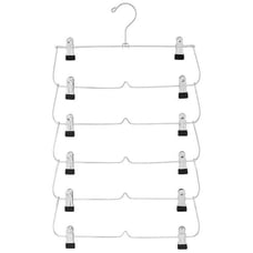 NIB Non-Slip 6-Tier Adjustable Clips 6 Hangers Set of 5
