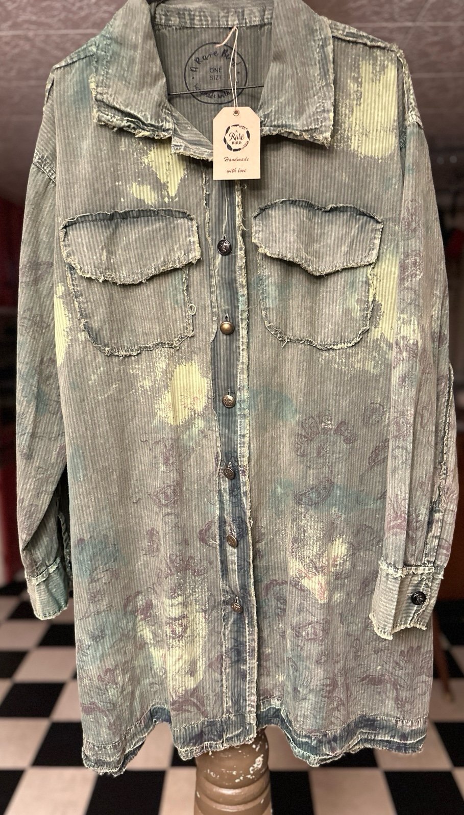Rare Bird Railroad oversized shirt