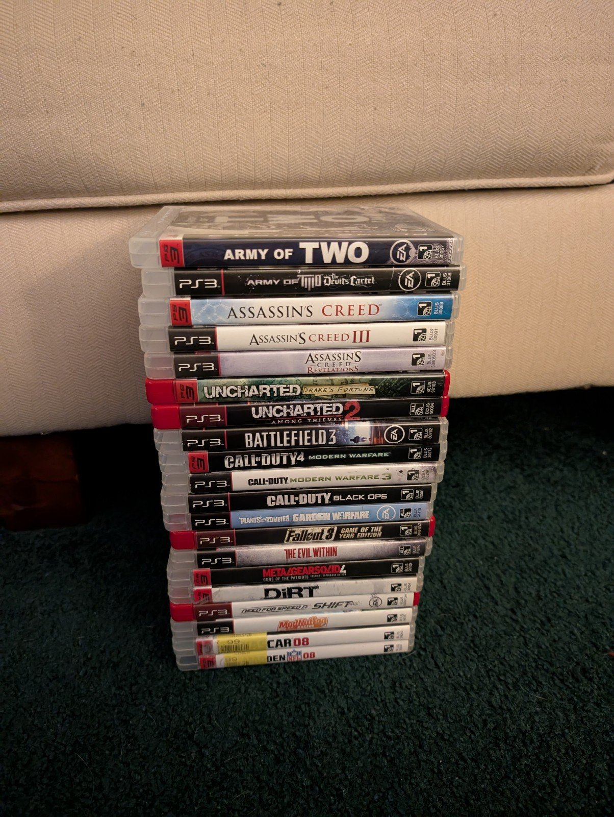 Pick 10 for 60 PS3 game lot FPS first person shooter Army of Two Fallout 3