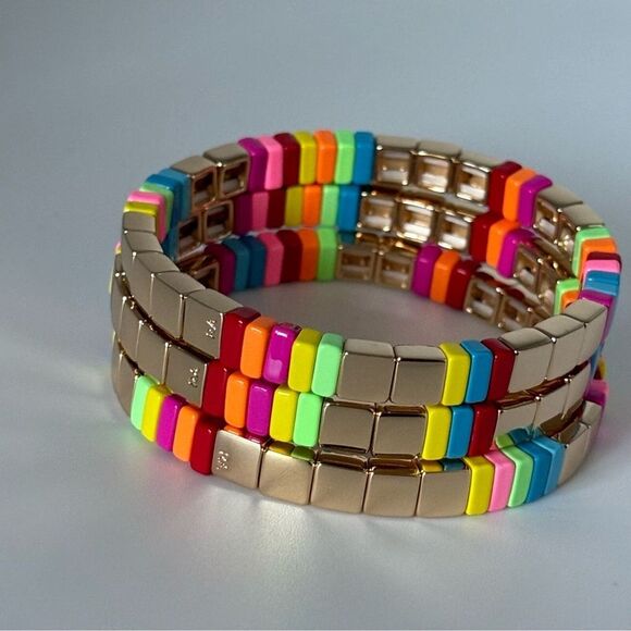 NWOT Roxanne Assoulin set of three bracelets