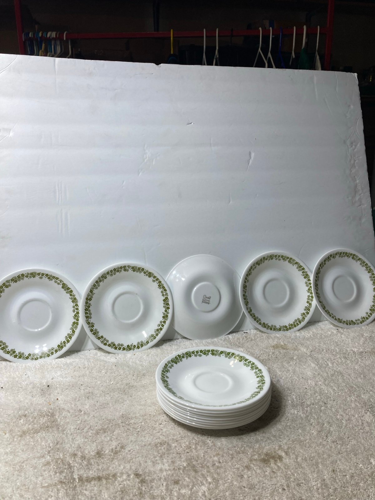 Vintage Corelle Spring Blossom (Crazy Daisy) Dinnerware 14 Pieces B33