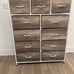 11 Fabric Drawer Tall Dresser for Bedroom, Storage Tower, Chest of Drawers GREIG