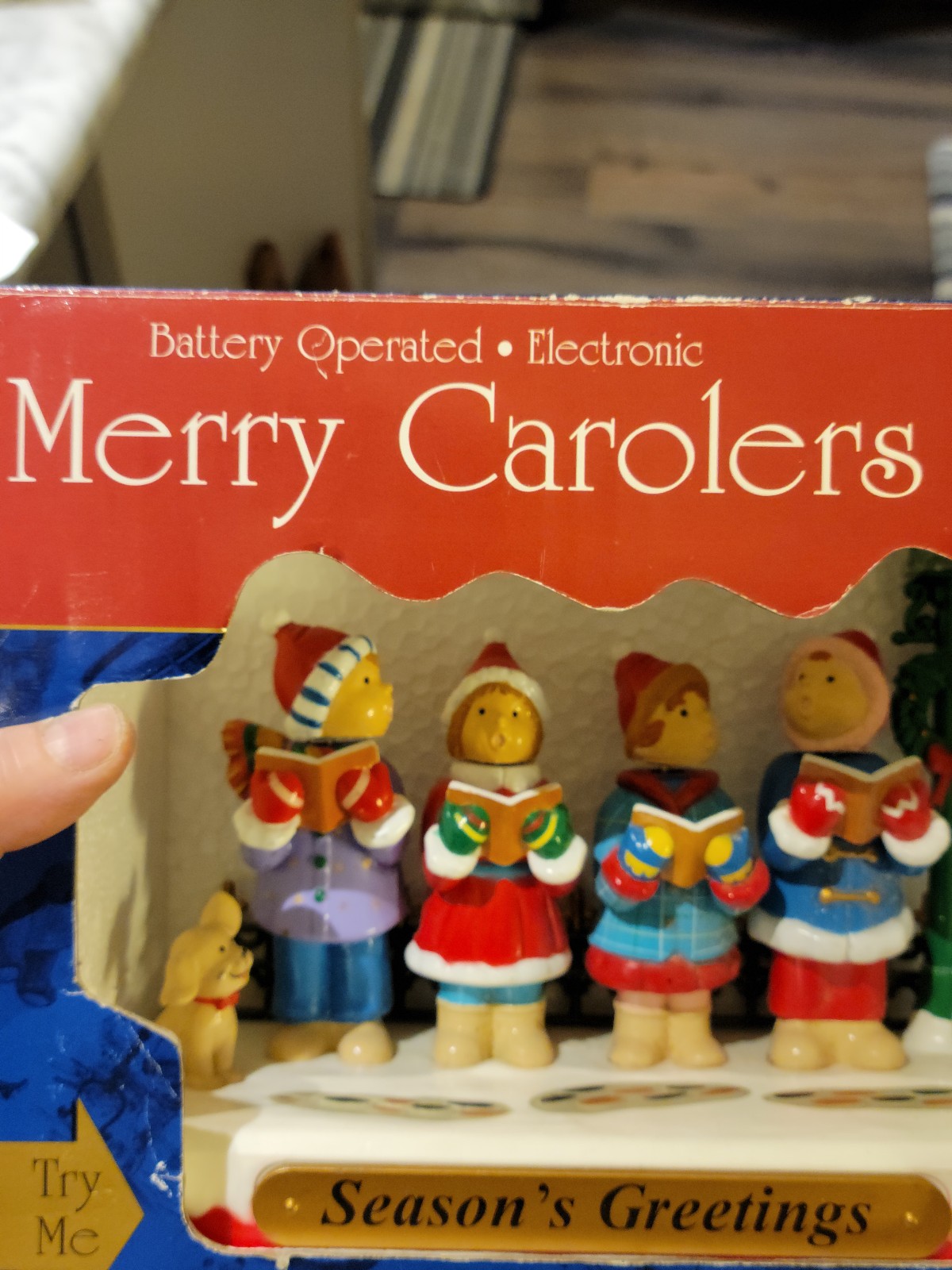 Merry Carolors rare and in original box Rare and heads move