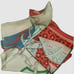 hermes silk scarf authentic red white plummets du roy