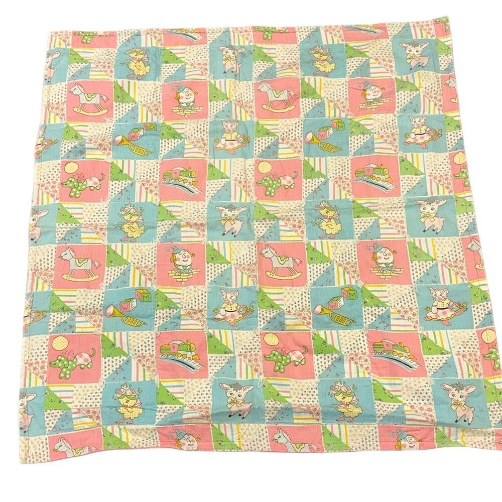 Vintage handmade baby blanket
