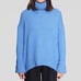 Samsoe Samsoe 296 Mollie Wool Alpaca Turtleneck Sweater Lichen Blue Women's S/M