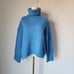 Samsoe Samsoe 296 Mollie Wool Alpaca Turtleneck Sweater Lichen Blue Women's S/M