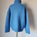 Samsoe Samsoe 296 Mollie Wool Alpaca Turtleneck Sweater Lichen Blue Women's S/M