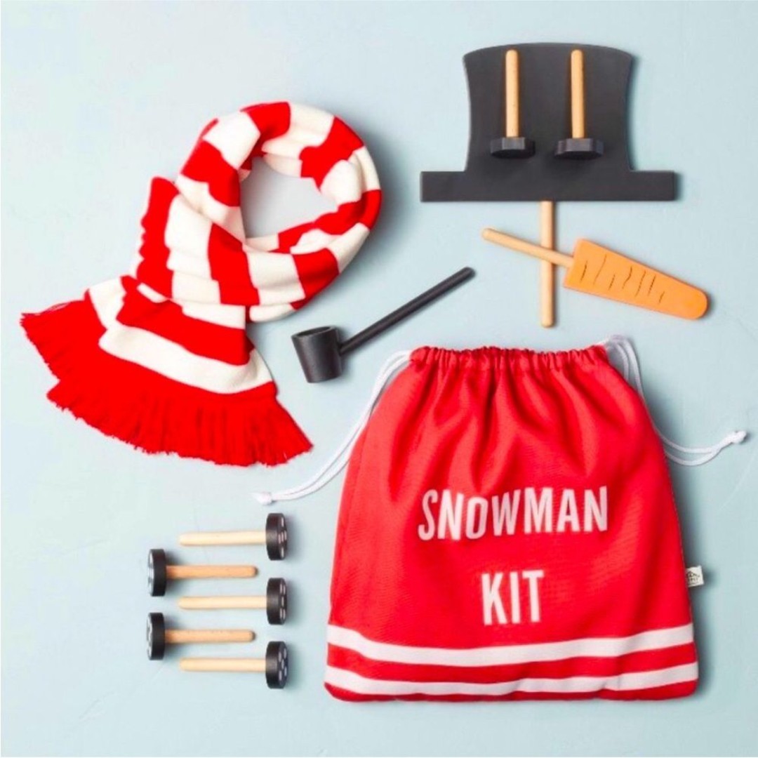 Target Hearth & Hand Snowman building kit NIB