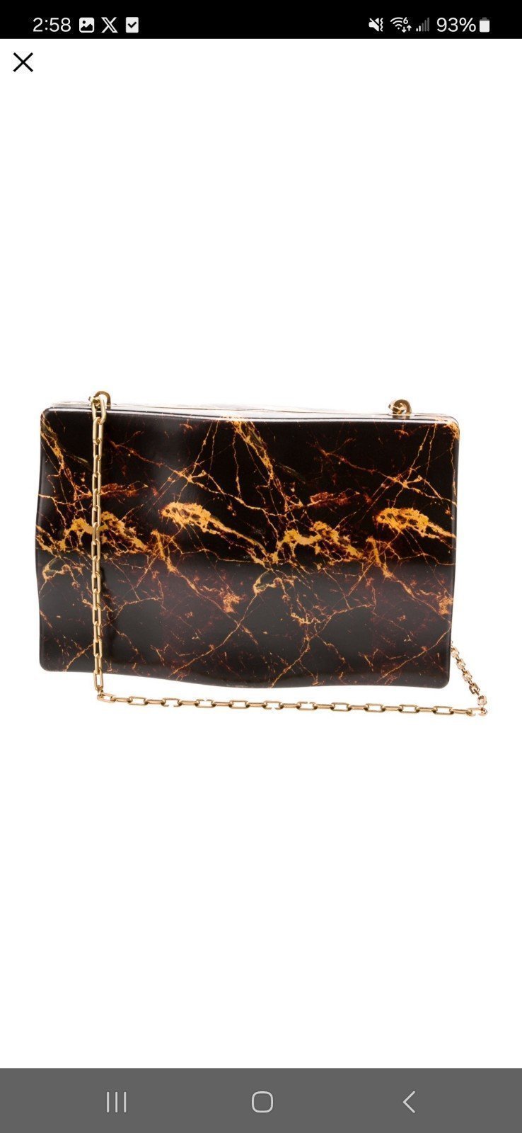 Authentic Bottega Veneta Evening Clutch Bag