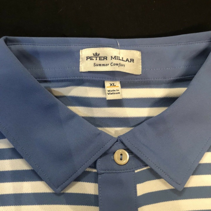 Peter Millar Polo Shirt Extra Large Blue