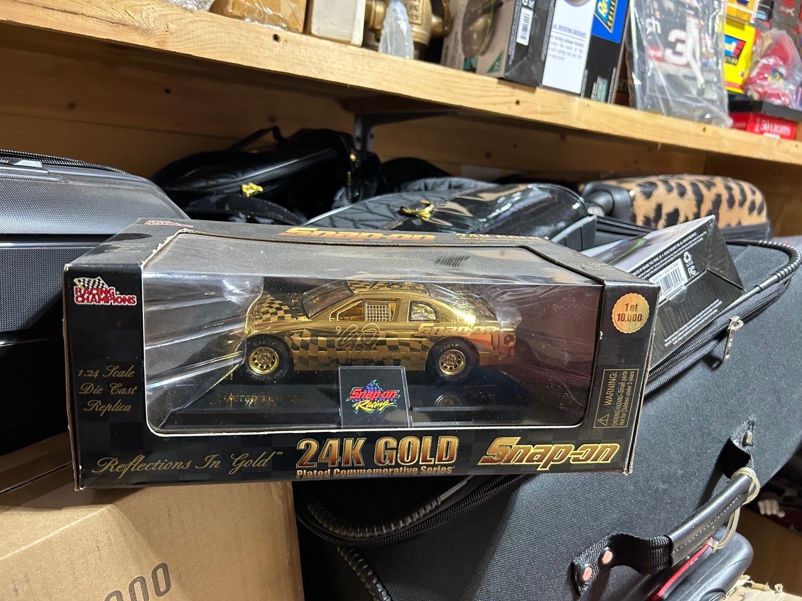 NASCAR 1998 limited edition snap on 24k gold plated commemorative series