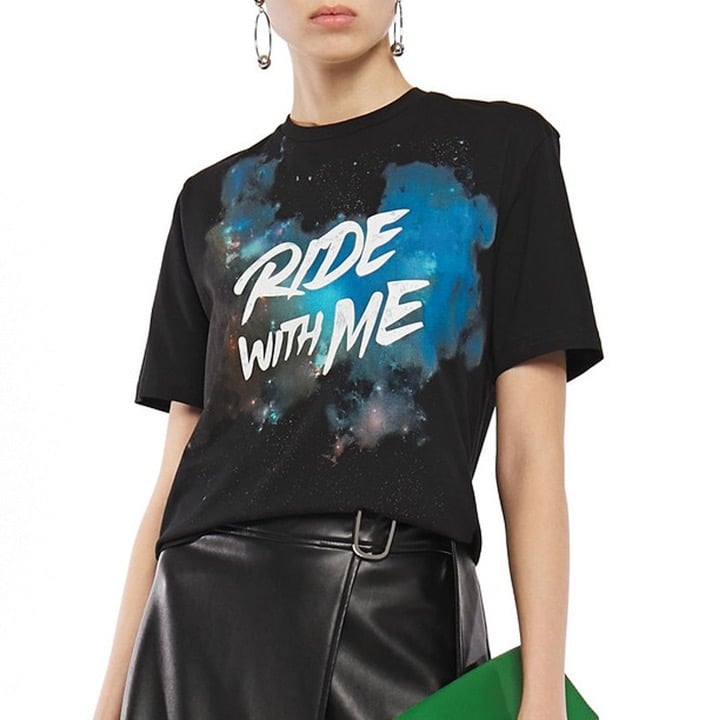 Printed Cotton-jersey T-shirt