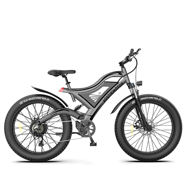 26 750W Electric Bike Fat Tire 48V 15AH Removable Lithium Battery for Adults RT
