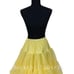 Tatyana Retro 1950’s Candlelight Yellow Crinoline Soft 25 Long Petticoat Skirt