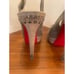Clearance Christian Louboutin Woven Linen Slingback EU36