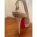 Clearance Christian Louboutin Woven Linen Slingback EU36