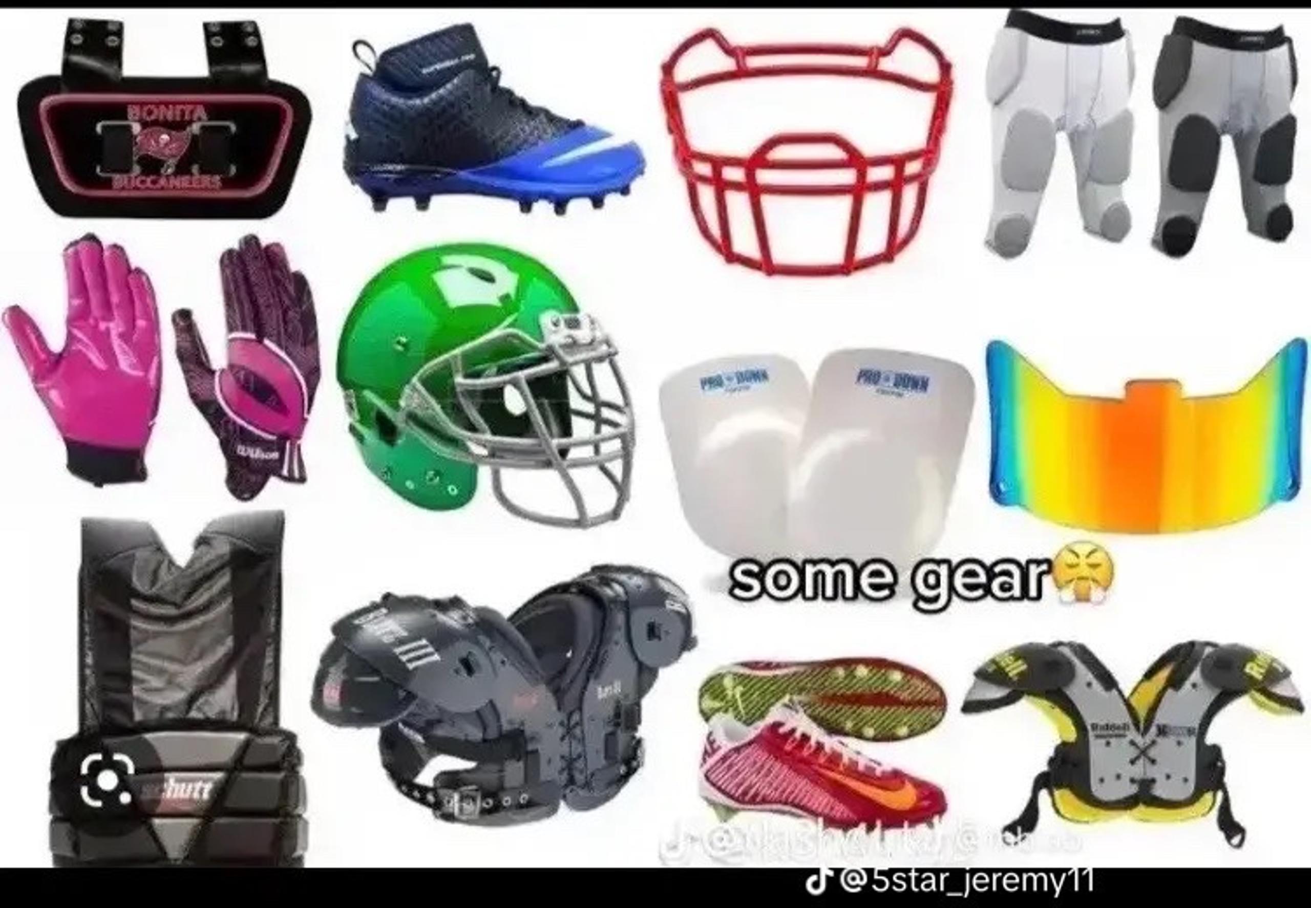 Foot ball gear
