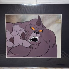 VTG He-Man Masters Of The Universe Original Animation Cel Matted 658 COA BEAST
