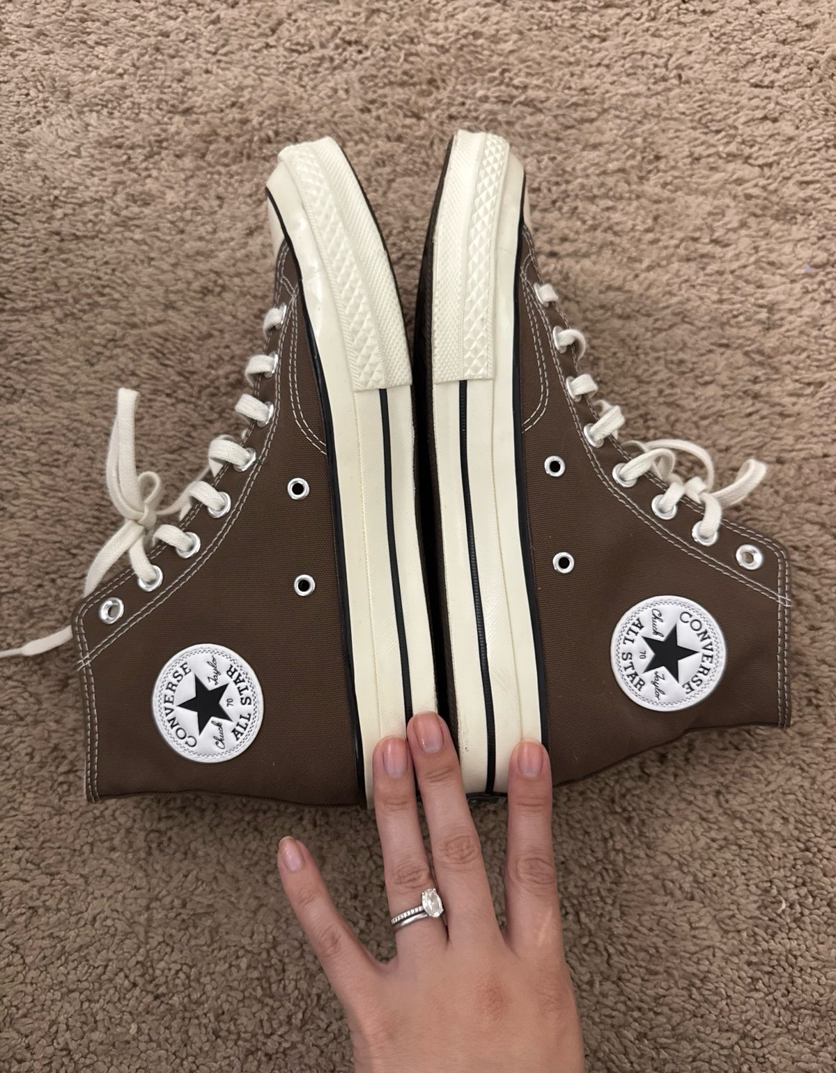 Brown Converse Chuck Taylor size women’s 9.5 - men’s 7.5