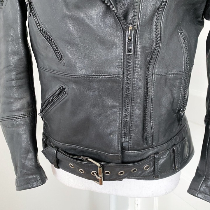Hein Gericke for Harley Davidson Size 38 XS/S Vintage Leather Moto Riding shops Jacket