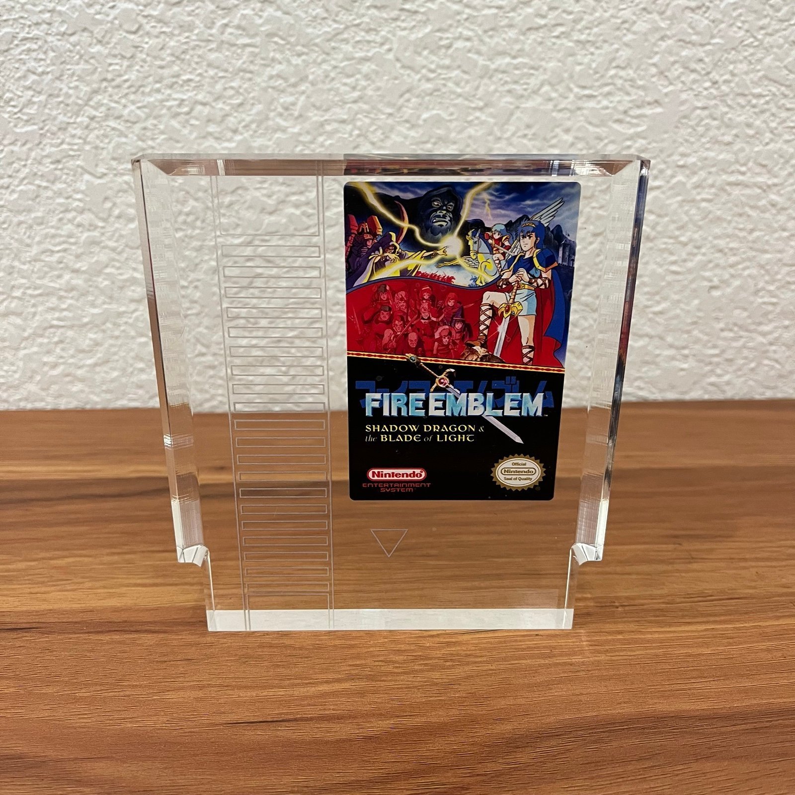 Fire Emblem Shadow Dragon NES Acrylic Art Decor Cartridge Only