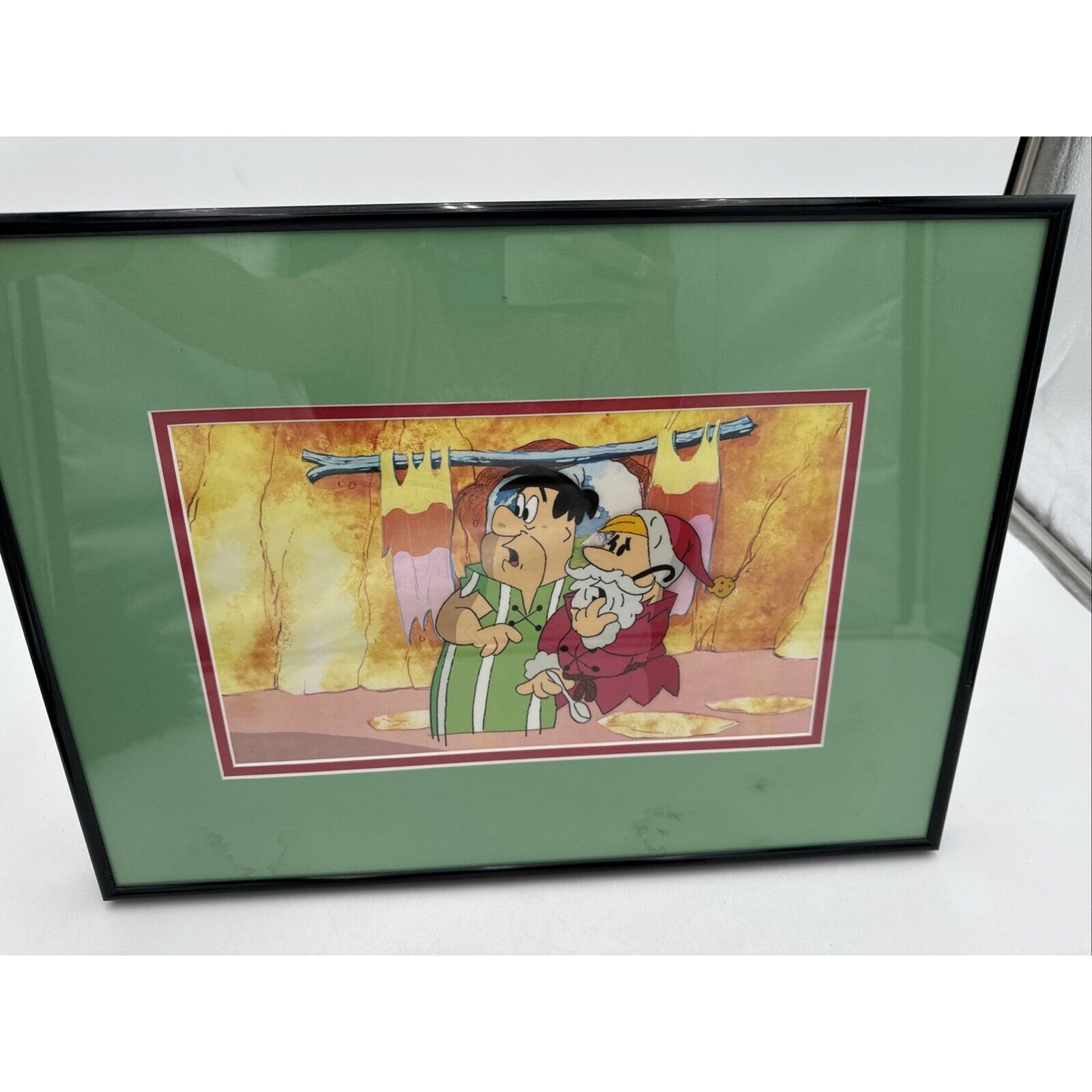 THE FLINTSTONES PRODUCTION CEL Flintstones Cereal Christmas Commercial - 1981