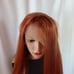 Ginger copper lace front wig