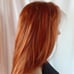 Ginger copper lace front wig