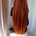 Ginger copper lace front wig
