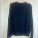 Banana Republic Navy Blue Luxury Blend Silk Cashmere V-Neck Sweater Size Medium
