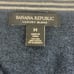 Banana Republic Navy Blue Luxury Blend Silk Cashmere V-Neck Sweater Size Medium