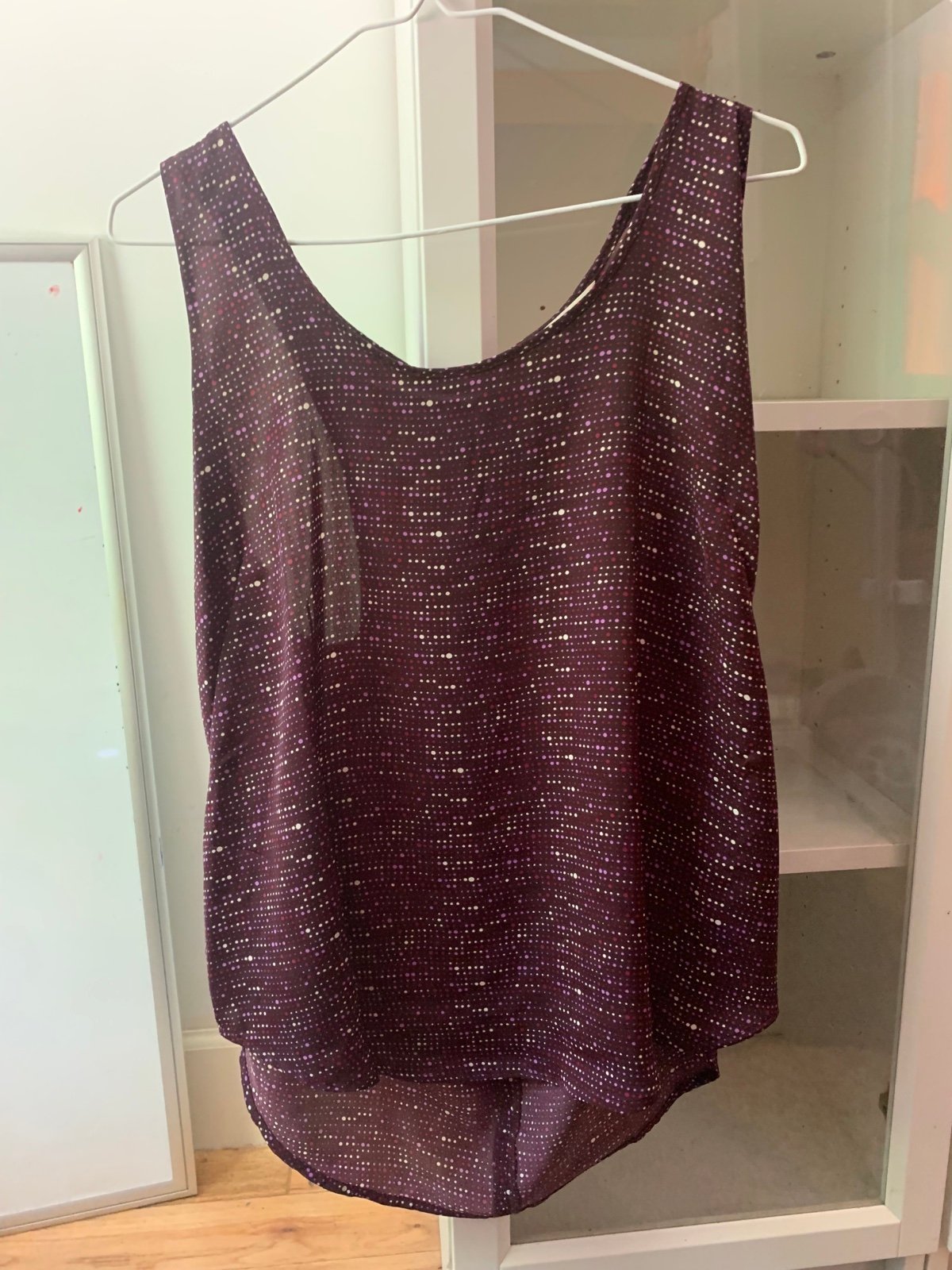 french connection blouses maroon and black