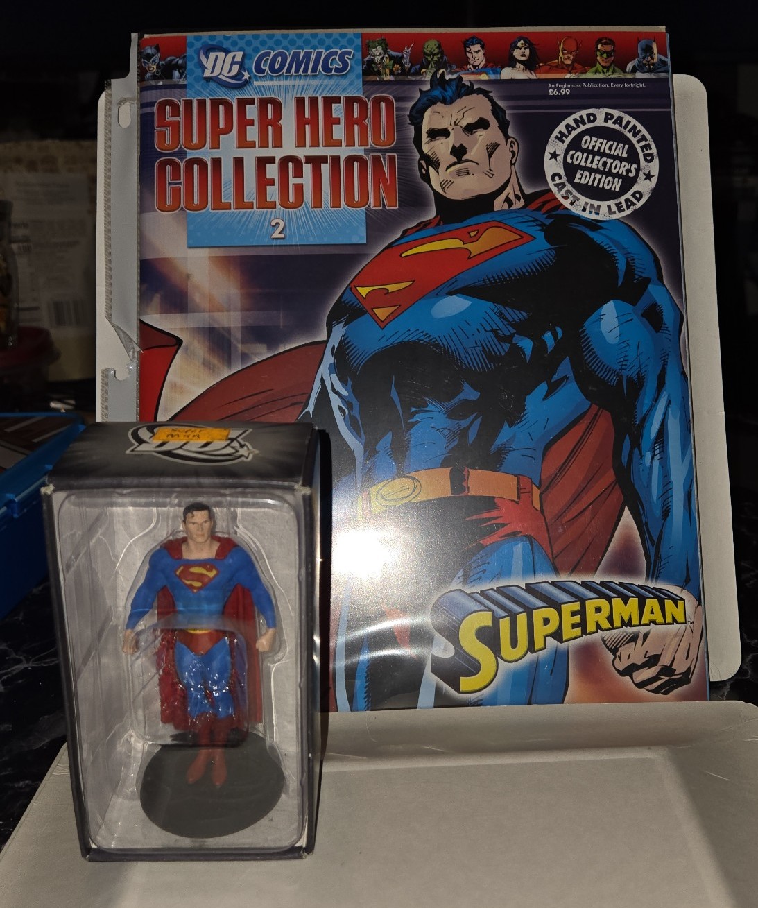 Superman Eaglemoss Lead Figure with Magazine