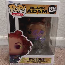 Quintessa Swindell Signed Funko Pop BECKETT Black Adam Cyclone DC Comics