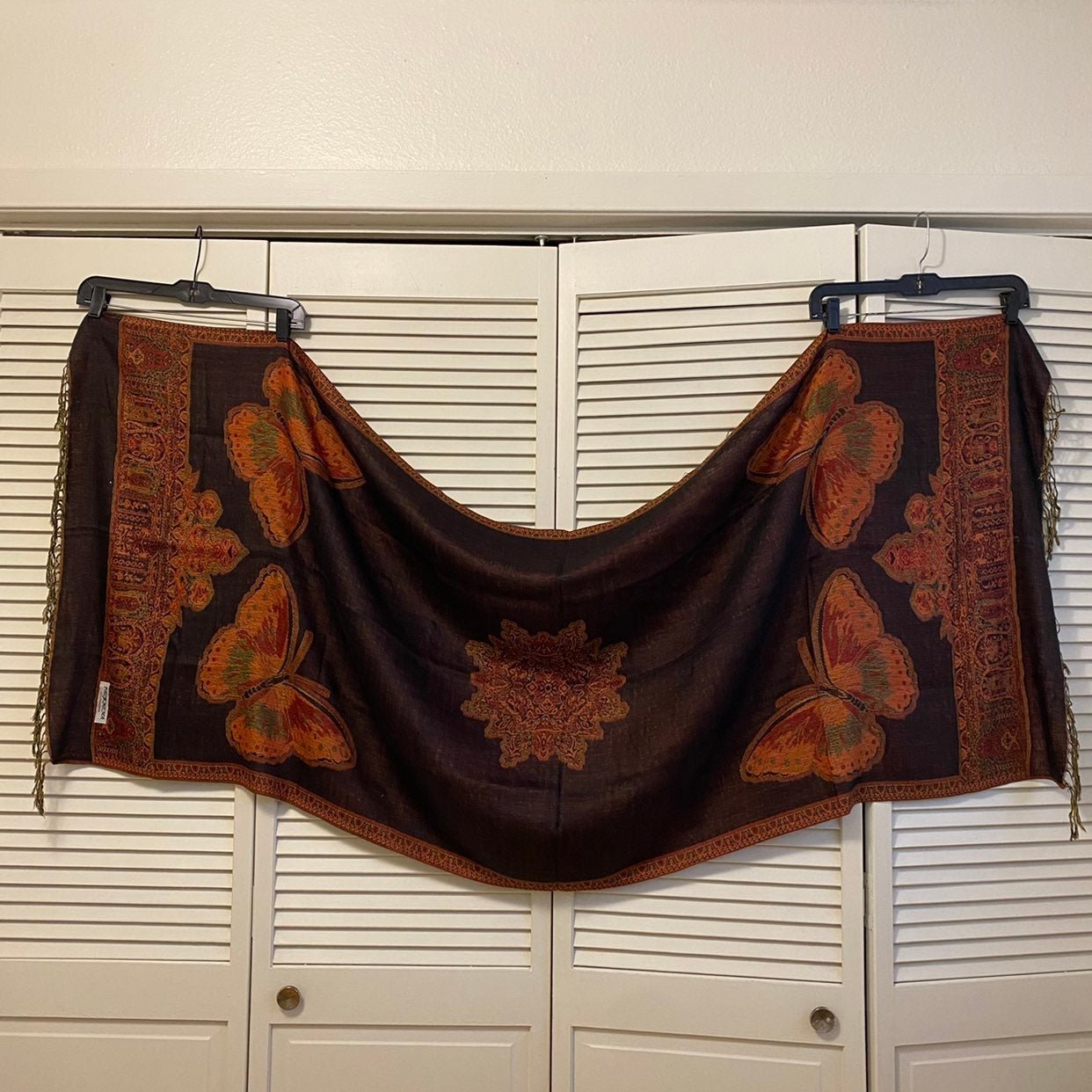 100% Pashmina Reversible Wrap Scarf
