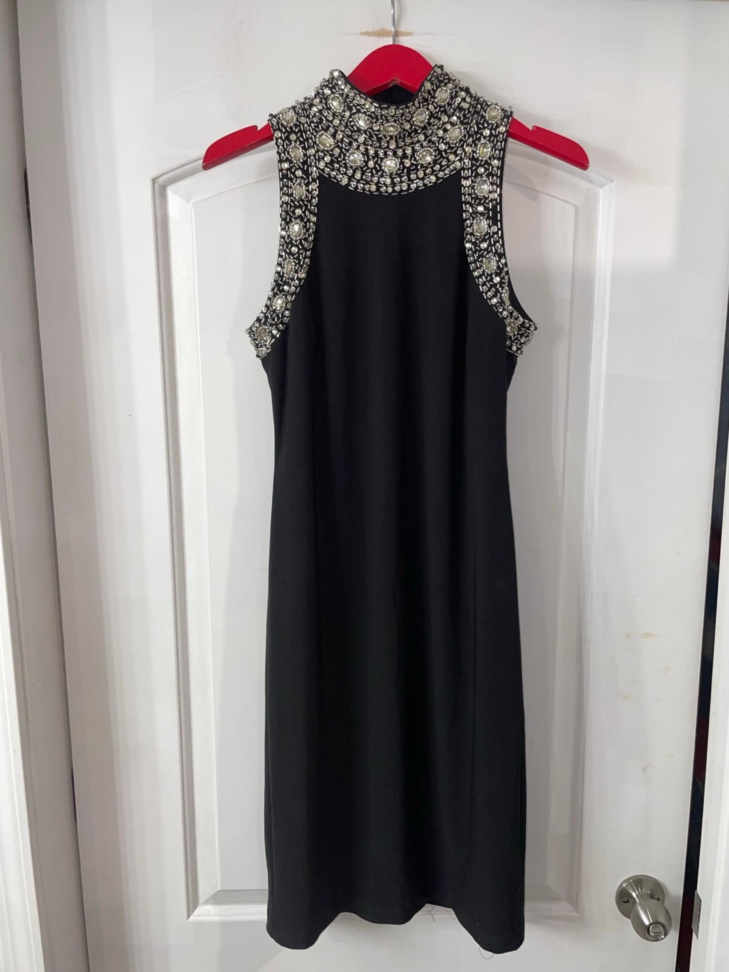 Betsy & Adam embellished mini dress size 4